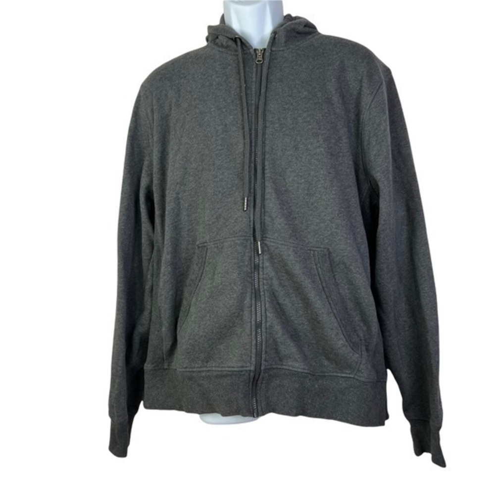 Champion Men Hoodies Jacket Gray Sz L
